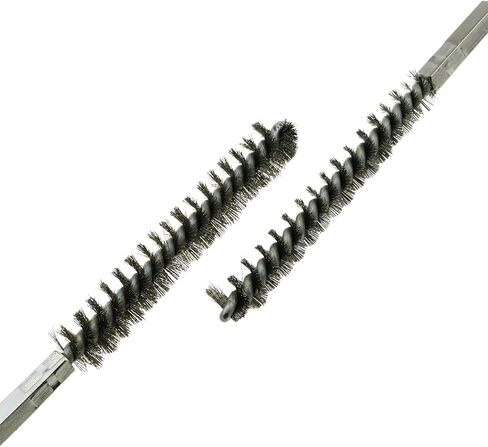6PCS Stainless Steel Wire Brush Cleaning Tool Set Hexagonal Shank Gun Polishing Burrs for Golf Club Heads, Hose Wire Brush for Steel and Wood (6 Different Sizes) in Saudi Arabia