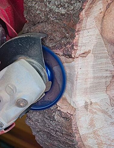 قرص King Arthur's Tools المسطح ذو اللون الأرجواني المسطح هولي جالاهاد من كربيد التنجستن للأعمال الخشبية والتشكيل والتنعيم - تجويف 7/8 بوصة، يناسب معظم المطاحن الزاوية القياسية 4 1/2 بوصة، 115-125 مم #47874 FEP in Kuwait