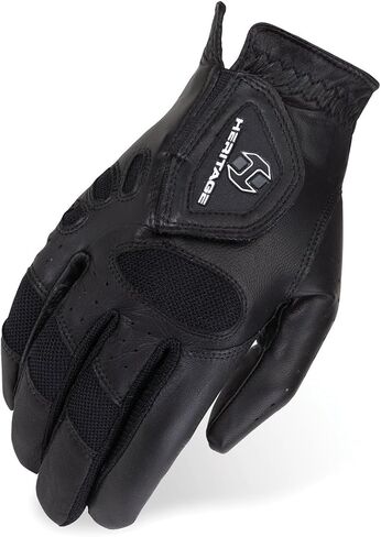 Heritage Tackified Pro-Air Show Gloves, Size 8, Black in Kuwait