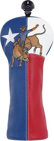 Golf Club Covers 3 PCS Or 1PC, Golf Club Head Covers for Woods and Drivers Fairway Hybrid, Golf Head Covers Fit Most Golf Clubs Golf Headcovers Set Texas Punch in Kuwait