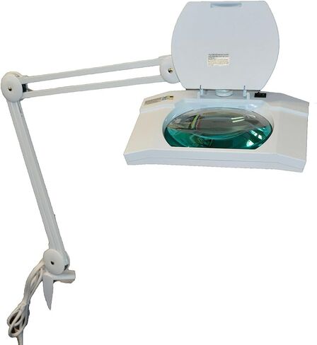 LED-695 7.5" x 6" 5 Diopter Glass Lens 56 LED Magnifying Lamp in Saudi Arabia