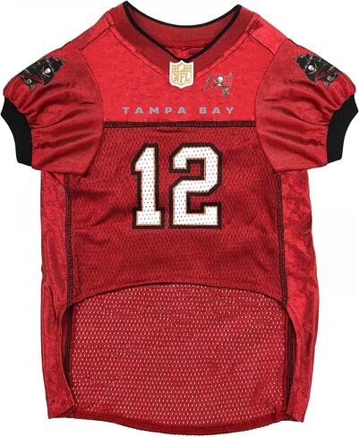 NFLPA Tom Brady PET Jersey, NFL Dog Shirt, Size Small, Tampa Bay Buccaneers Mesh Jersey for Dogs in Saudi Arabia
