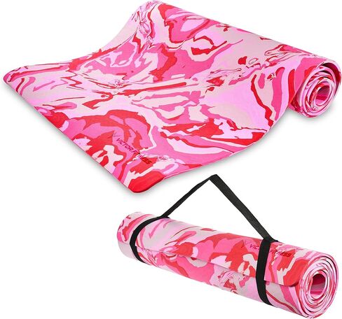 Eco friendly yoga mat made from a premium TPE material that provides non-slip texture perfect for indoor and outdoor workouts. Great for hot yoga, pilates, and Bikram in Saudi Arabia