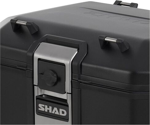 SHAD TR55 Terra Black Aluminum Top Case, 55L Motorcycle Trunk, 2 Full Face Helmet Capacity in Saudi Arabia