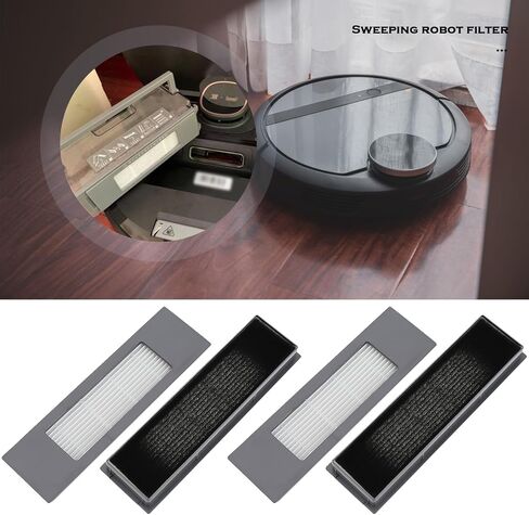 Create idea 3PCS Sweeping Robot Filter 162x47mm Robot Vacuum Cleaner Filter Compatible with Ecovacs Deebot Ozmo 920 950 T8 N8 PRO N8 Sweeping Robot Accessories in Saudi Arabia