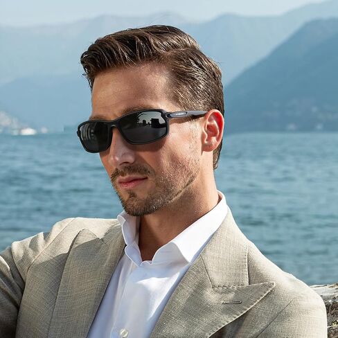 FAGUMA Ultralight Polarized Sports Sunglasses For Men Cycling Driving Fishing Running 100% UV Protection in Saudi Arabia