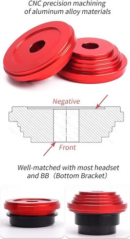 Bike Headset Cup and Bottom Bracket Press Installation Tool,Bike Headset Press-in Tool,Bicycle Repair Accessories Bearing Installer in Saudi Arabia