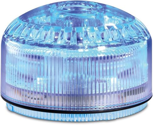 الإشارة الفيدرالية SLM500B StreamLine مجموعة وحدات منخفضة المظهر LED/جهاز صوت، أزرق، قاعدة مطلوبة تباع بشكل منفصل، بولي كربونات in Kuwait