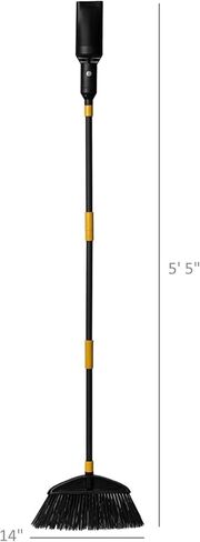 Outdoor Broom with Built-in Lightweight Rechargeable Cordless Leaf Blower | Collapsible Broom for RV, Camping, Deck, Patio or Balcony in Saudi Arabia