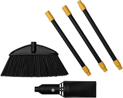 Outdoor Broom with Built-in Lightweight Rechargeable Cordless Leaf Blower | Collapsible Broom for RV, Camping, Deck, Patio or Balcony in Saudi Arabia