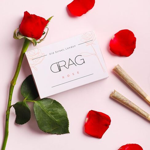 10 Floral pre-Rolled Smokes - Drag - Rose | 100% Organic, sourced from The Alpine Forests of The Himalayas | Herbal Cigarette in Kuwait