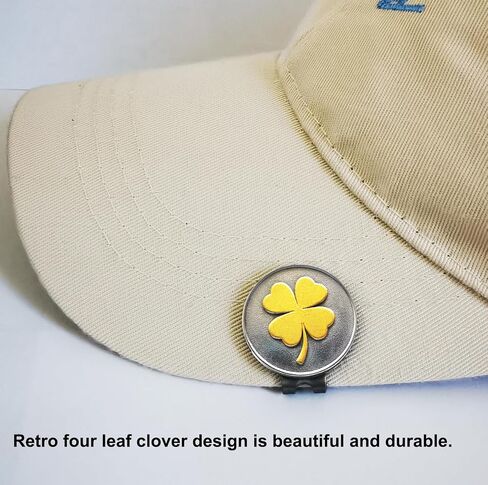 Golf Ball Markers Personlized Logo Enamel with A Strong Magnetic Hat Clips, A Premium Golf Gifts for Men Women Kids,including 4pcs ball markers + 2pcs hat clip in Saudi Arabia