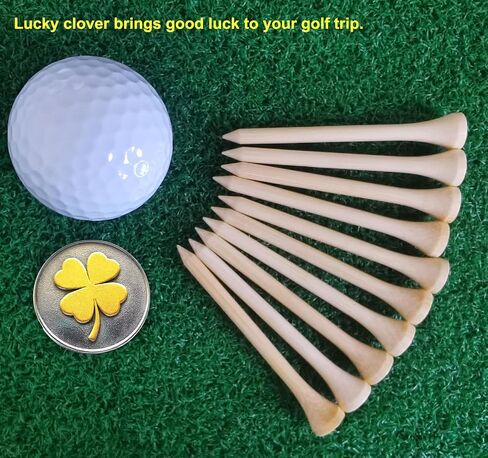 Golf Ball Markers Personlized Logo Enamel with A Strong Magnetic Hat Clips, A Premium Golf Gifts for Men Women Kids,including 4pcs ball markers + 2pcs hat clip in Saudi Arabia
