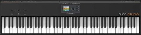 StudioLogic SL88 Studio 88-Key USB/MIDI Keyboard Controller Bundle with Keyboard Stand, Piano Bench, Sustain Pedal, MIDI Cable & Dust Cover in Kuwait