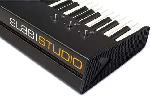 StudioLogic SL88 Studio 88-Key USB/MIDI Keyboard Controller Bundle with Keyboard Stand, Piano Bench, Sustain Pedal, MIDI Cable & Dust Cover in Kuwait
