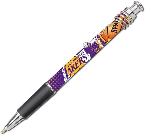 NBA Los Angeles Lakers Unisex Los Angeles Lakers Pen Swirl Canister 48CTlos Angeles Lakers Pen Swirl Canister 48ct, Yellow, Small in Saudi Arabia