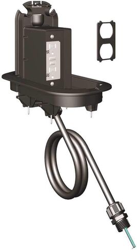 توماس آند بيتس DKG Deck Grommet Pro، 9.18 بوصة × 4.75 بوصة، أسود in Kuwait