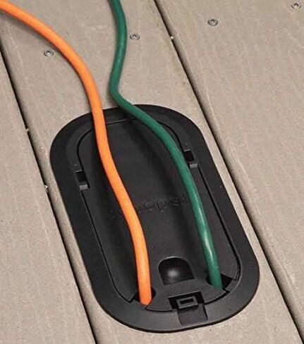 توماس آند بيتس DKG Deck Grommet Pro، 9.18 بوصة × 4.75 بوصة، أسود in Kuwait