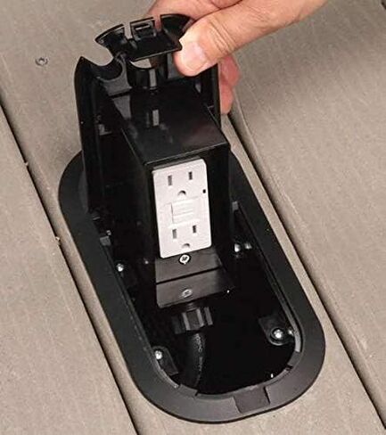 توماس آند بيتس DKG Deck Grommet Pro، 9.18 بوصة × 4.75 بوصة، أسود in Kuwait