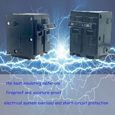 قاطع دائرة Q230 ثنائي القطب 30 أمبير، 120/240 فولت، مناسب لمراكز تحميل سلسلة Siemens Type EQ، EQL، SEQ، EQG، PL وES، حماية مغناطيسية حرارية، قاطع دائرة إضافي. ضمان 5 سنوات in Saudi Arabia