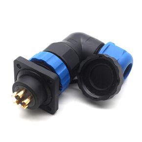 SD20 سلسلة 2 دبوس موصل مقاوم للماء، 2 سلك IP67 الطيران الكهربائية AC DC إشارة LED المعدات الصناعية الثقيلة مقبس التوصيل (حامل لوحة الحاجز، 2 دبوس)