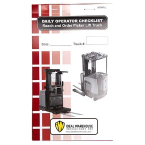Replacement Checklist Electric Narrow Aisle (5 - Log books)