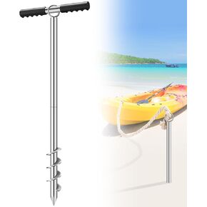 Boat Anchor, 30.7-inch Stowable Shallow Water Anchor, Boat Anchor Kit for Dive Beach, Kayak Anchor Trolley Kit, Boat Fixing Accessories