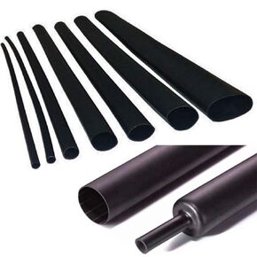 Electriduct 1.75" Heavy Wall Adhesive Lined Heat Shrink Tubing Waterproof Shrinkable Tube - 6:1 Ratio - 3 Pieces of 16 Inch (4 Feet Total)