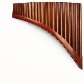 Chinese G Key Pan Flute 22 Pipes Chinese Traditional Musical Instrument Pan Pipes in Left Hand