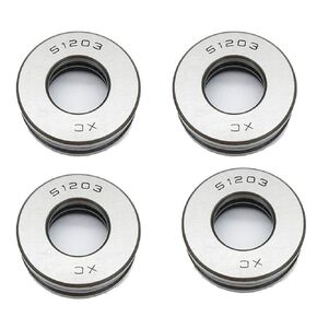 2Pcs 51203 Carbon Steel Axial Thrust Ball Bearing 17mm x 35mm x 12mm