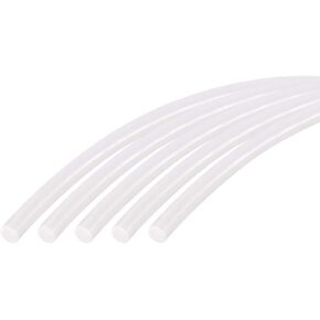 uxcell 3/32"(2mm) Soft Silicone Bending Insert Tube for Rigid Tubing 3.3ft Clear 5pcs