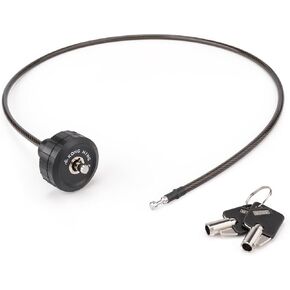 Bike Cable Lock - Handlebar End Lock fit Mountain Bike Bars - Bike Cable Chain Lock Bicycle Helmet Lock Anti Theft
