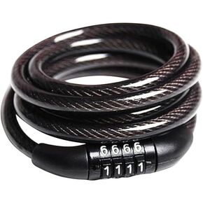 BESPORTBLE Padlock Cycling Lock Padlock Motorcycle Lock Bike Coded Lock Universal Wire Lock Bike Coded Lock Cable Combination Lock Password Lock
