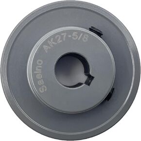 AK27-5/8 Single Groove Fixed Bore V Belt Pulley,5/8 inch Bore,2.7 inch Outside Dia,V Belt-Sheaves Cast Iron for A AX 3L 4L V-Belts in Saudi Arabia