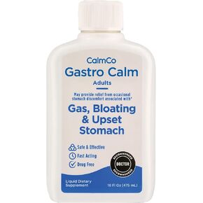 Gastro Calm, Liquid Dietary Supplement, Activated Charcoal, May Relieve Gas, Bloating, and Upset Stomach*, Pure and Allergen-Free.