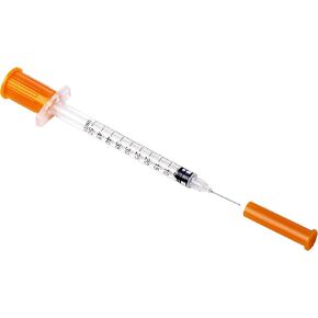 1/2ml/cc 29G Syringe 1/2" (12.7mm) needle, Disposable Individual Package Pack of 50
