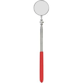 Telescoping Inspection Mirror, Round Extendable Mirror 2.25 Inch Diameter Circular and Black Handle, Perfect for Mechanics, Contractors, HVAC Technicians, and Trade Professionals