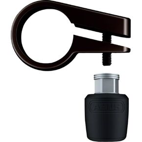 ABUS Saddle/Post Lock Nutfix Seatpost Clamp/Lock, 30 Diameter, Red