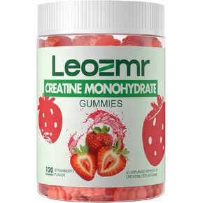Creatine Monohydrate Gummies 5000mg for Men & Women, Chewables Creatine Monohydrate Supplement(120 Count)- Blueberry 120 Gummies