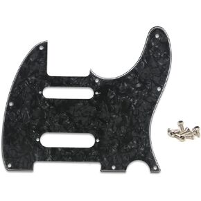 Red Tortoise 8 Holes SS Guitar Tele Pickguard Fit Fender Nashville Telecaster Pickguard Replacement