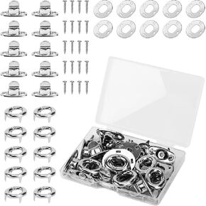 10 مجموعات من مشابك قفل ملتوية من الدرجة البحرية، ومسمار ومسامير من الفولاذ المقاوم للصدأ للقوارب البحرية القماشية والقوارب الشراعية RVs وأزرار الدوران in Kuwait