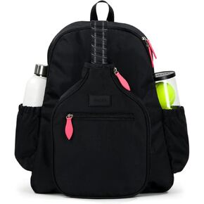 Ame & Lulu Pickleball Time Backpack (Quilted White/Green)