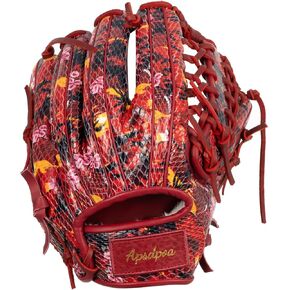 2.0 Hawaii Apsdpoa Baseball Gloves,100% American Premium KIP, Custom Softball Glove Mitt for Mens Women Adults Youth Girl Boys Infielder Outfielder,11''12''13''14'', Right Hands Throw