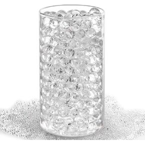 DOMESTAR 15000PCS Blue Vase Fillers, Jelly Beads Gel Beads for Floating Pearls Candle Vase Fillers
