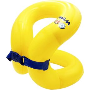 Toddler Swim Vest-Kids Swim Floaties for 3-6/5-12Yrs, 30-50/50-90 lbs, Portable Inflatable Pool Floats with Adjustable Safety Buckle and Double Surround Air Bag