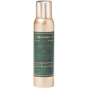 Aromatique The Smell of Christmas Fragrant Aerosol Room Spray in 5 oz Gold Bottle for Home Decor and Gift