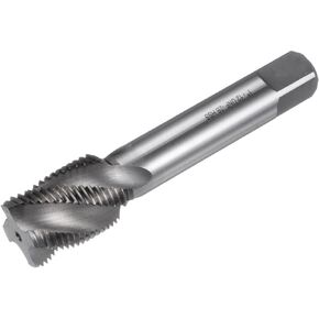 uxcell Spiral Flute Taps, 1-12 UNF 2B High Speed Steel (HSS) Uncoated Machine Thread Milling Threading Screw Tap 3 Flutes Tapping Tool