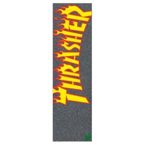 Mob Grip Thrasher Flame Logo Graphic Skateboard Griptape
