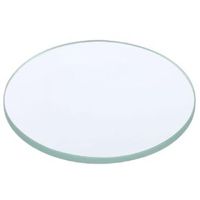 PATIKIL 12" (300mm) Focal Length Flat Convex Lens, 3 Pack 50mm Diameter 4mm Height Glass Optically Polished Round Edges Lens for Physics Experiment, Clear