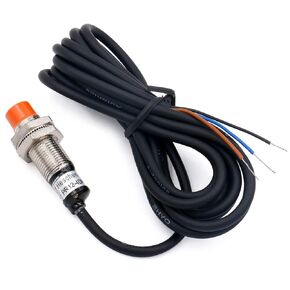 M12 Inductive Proximity Sensor Switch PR12-4DP Cylindrical Type Detector 4mm DC12-24V 3-Wire PNP NO(Normally Open) CE